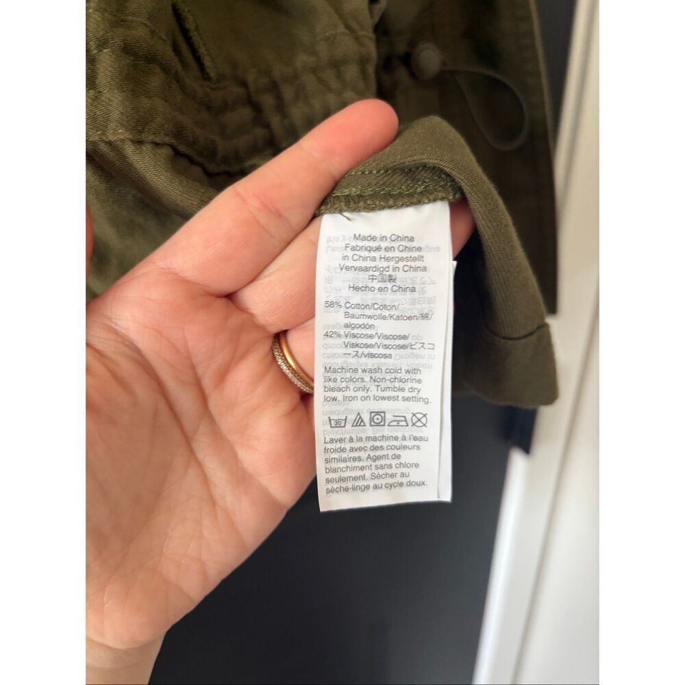Madewell Highbury Military Jacket in Kale Size Small - Picture 6 of 9